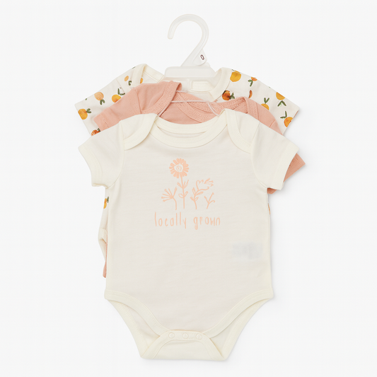 Cotton Baby Onesie - Sweet blossom