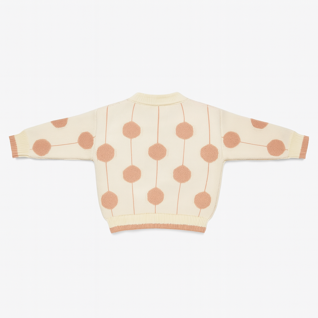 Knitted Baby Sweater - Bunny Pop