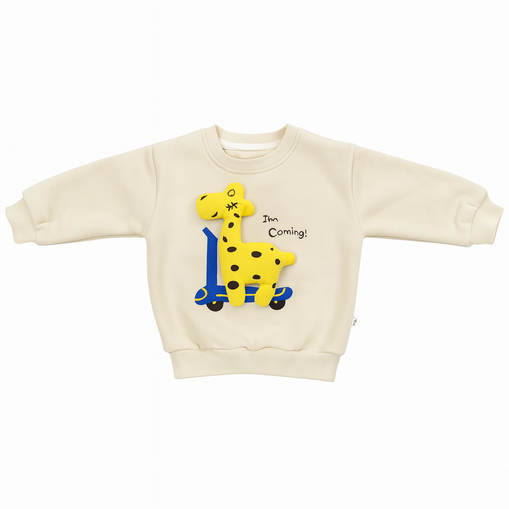 Winter Sweatshirt & Jogger Pants Co-ord Set - Giraffe Whiskers