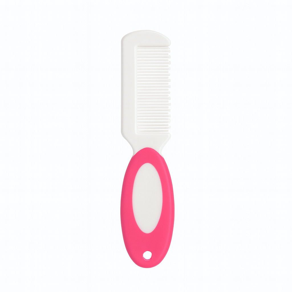 Baby Hair Brush & Comb Set - Pink