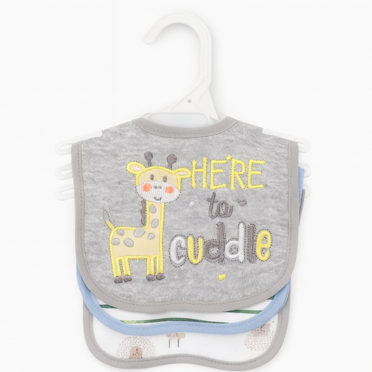Cloth Feeding Bib Set of 3 - Mommy’s Little Man