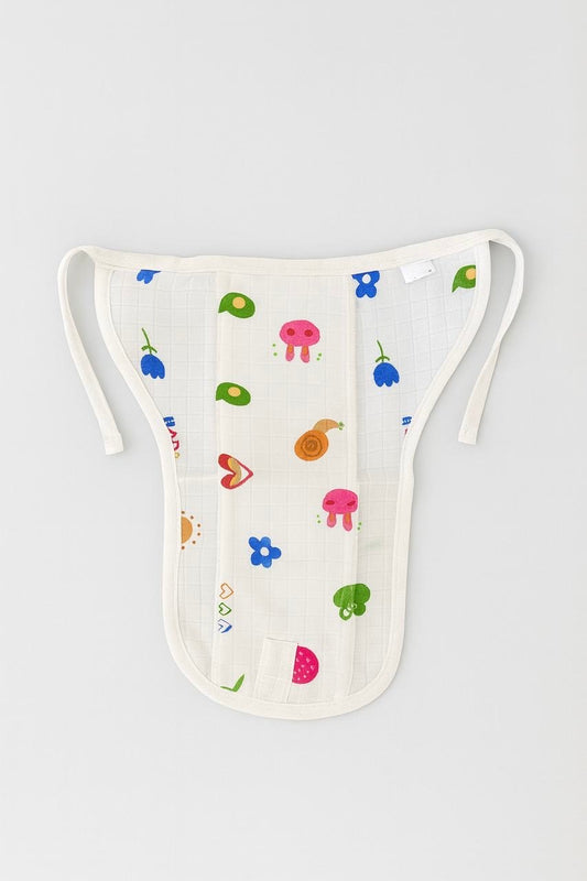 Muslin Nappies - Colourful Flower