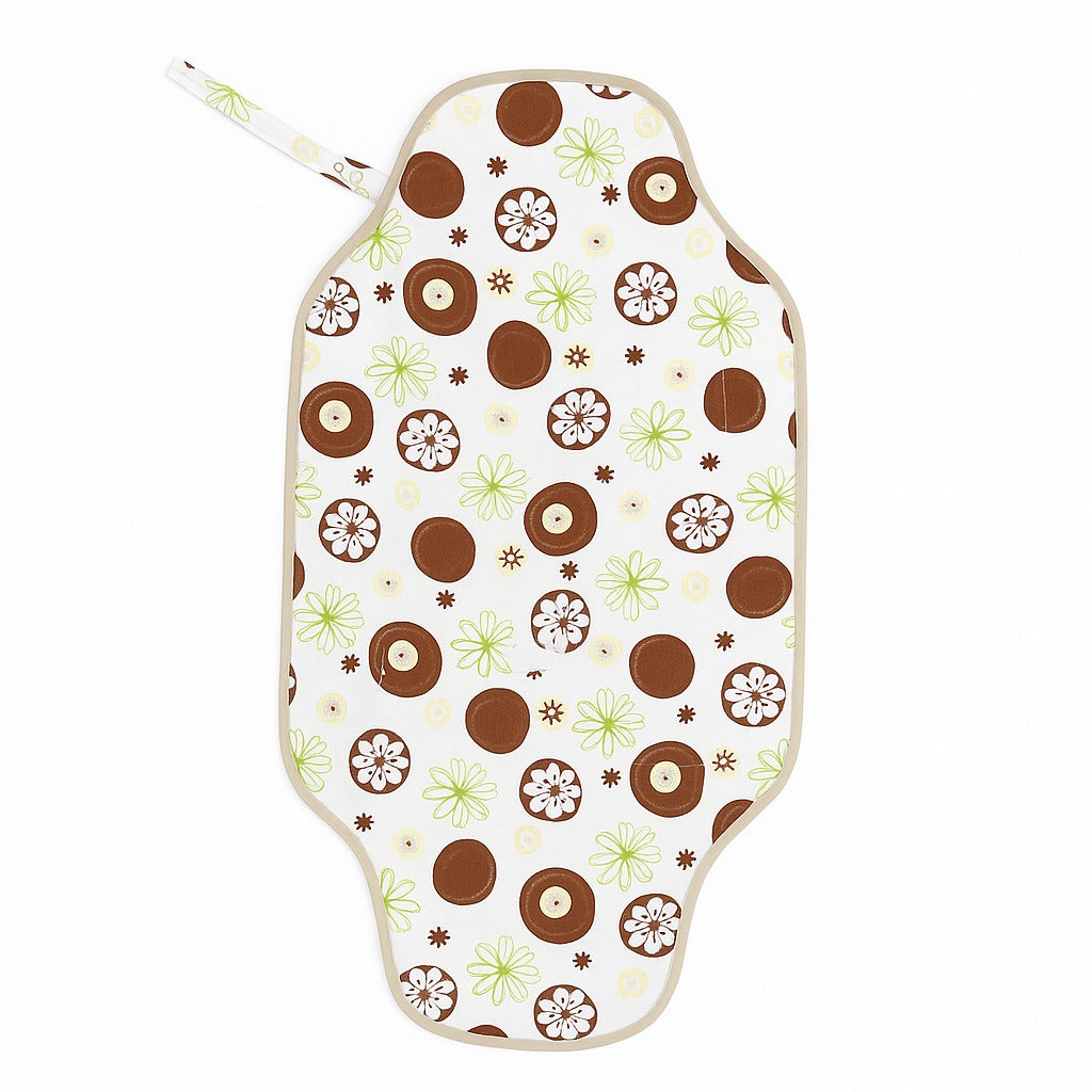Portable Diaper Changing Mat - Cocoa Blossom
