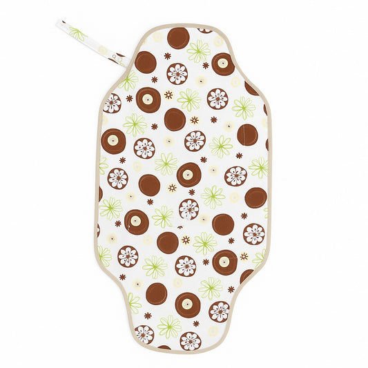 Portable Diaper Changing Mat - Cocoa Blossom