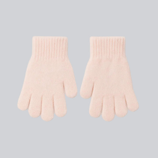 Baby Winter Finger Gloves - Shimmer Bow