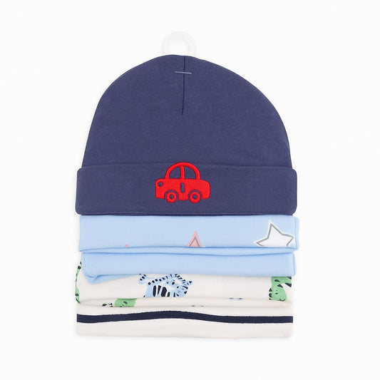Unisex Baby Beanies Set of 5 - Little Racer