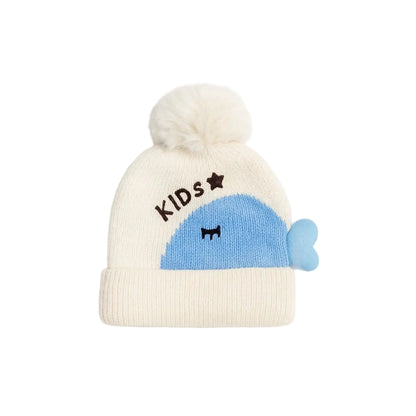 Woolen Finny Beanie - Vanilla Splash