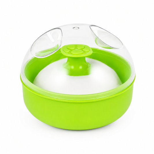 Powder Puff With Case - Lime Splash