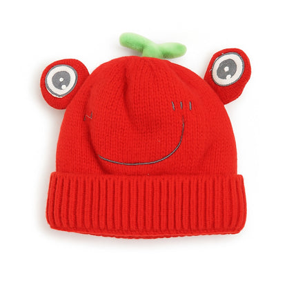 Woolen Froggo Beanie - Bright Red