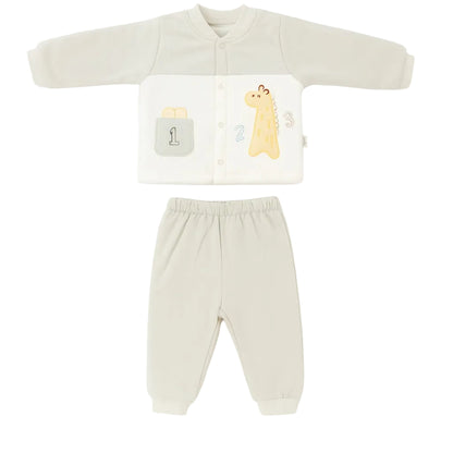 Winter Sweatshirt & Jogger Pants Co-ord Set - Sandstone Safari
