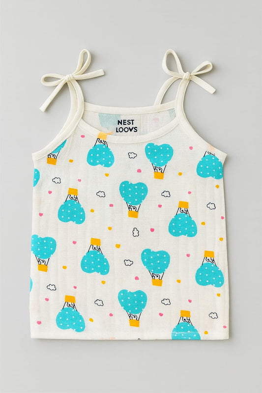 Dori Jhabla- Organic Cotton Muslin - Cloud Ride