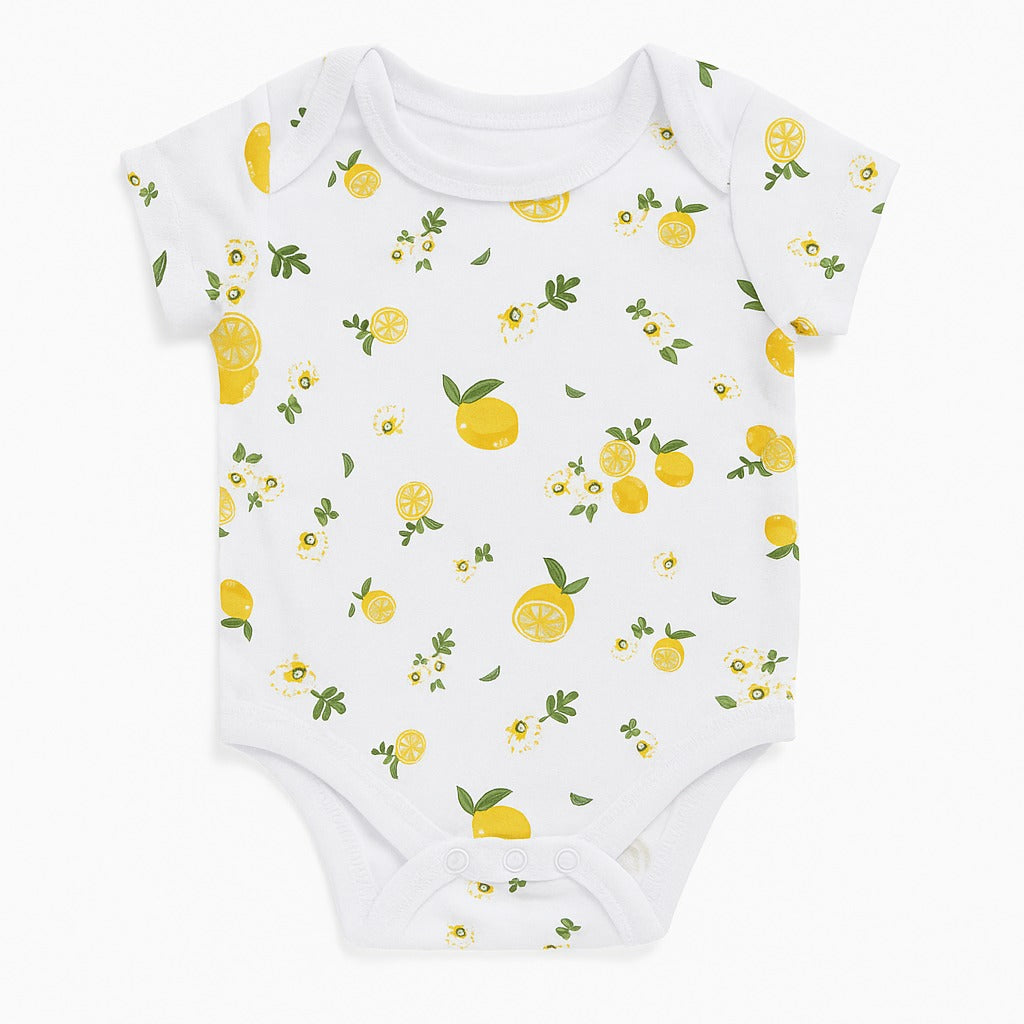 Cotton Baby Onesie - Zesty Lemon