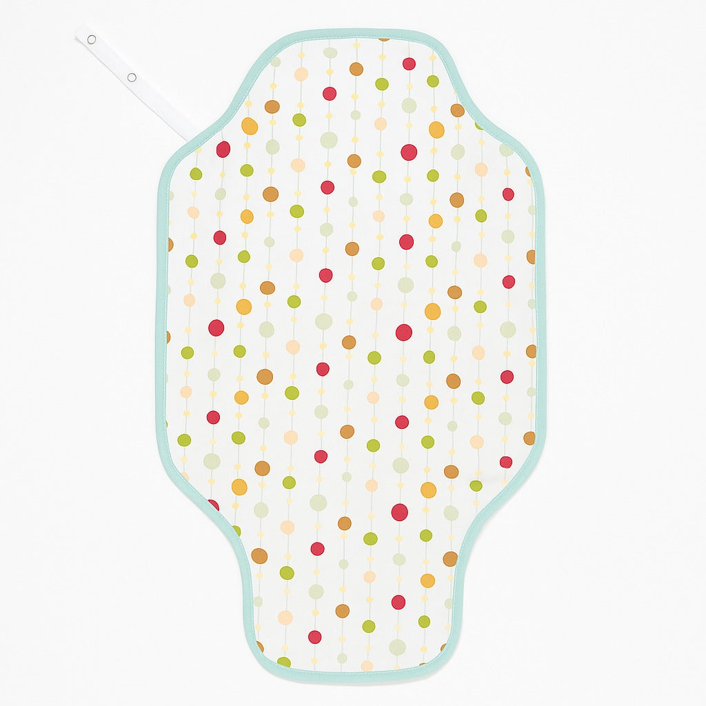 Portable Diaper Changing Mat - Colourful Polka