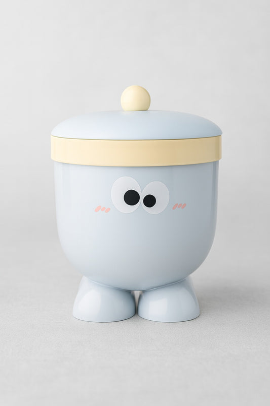 Dustbin - Blushy Buddy - Blue