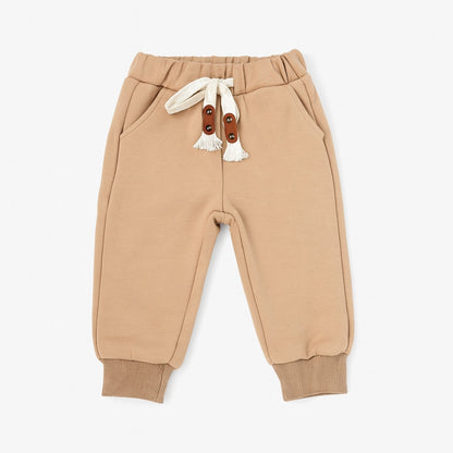 Winter Sweatshirt & Jogger Pants Co-ord Set - Honey Dinosaur