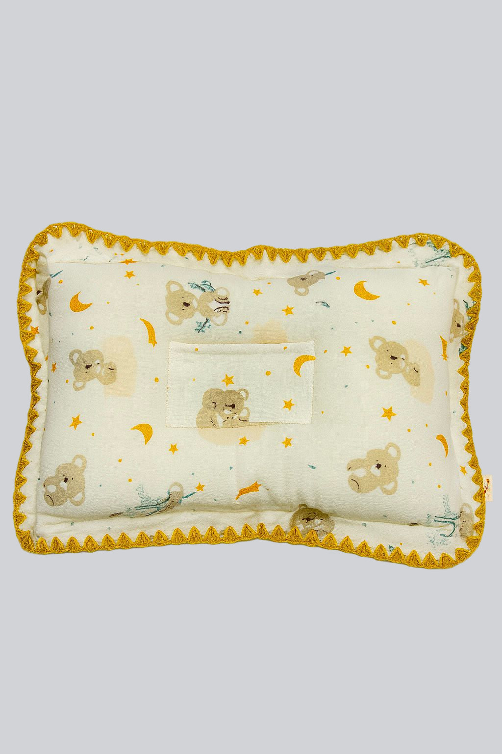 Rectangular Baby Pillow - Twinkle Bear