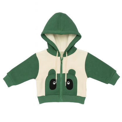 Winter Hoodie & Jogger Pants Co-ord Set - Leafy Panda
