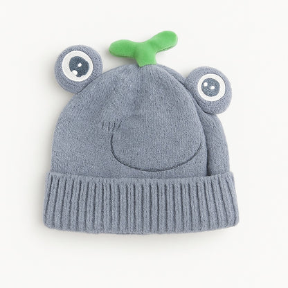 Woolen Froggo Beanie - Cool Grey