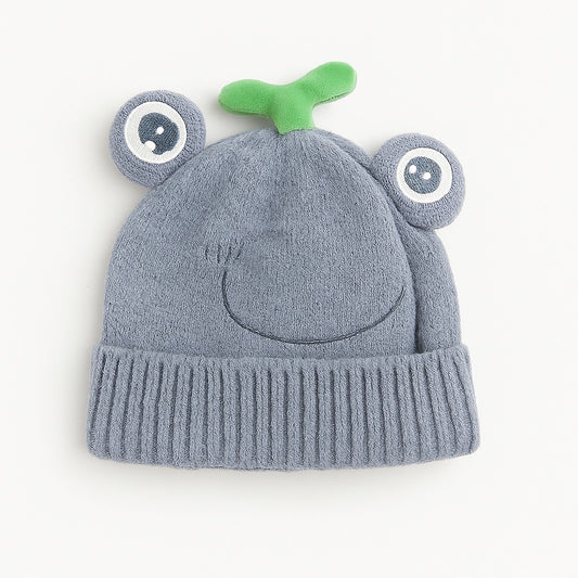 Woollen Froggo Beanie - Cool Grey