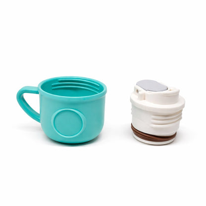 Stainless Steel Insulated Hot & Cold Sipper With Protective Cover 500ml - Smiley Dino