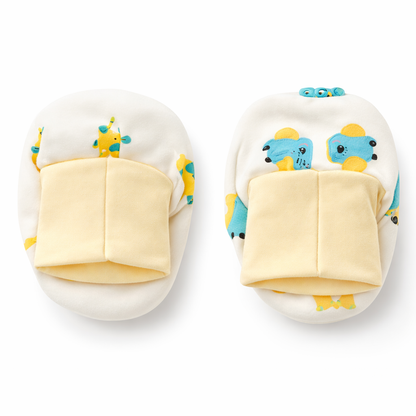 Baby Assorted Booties - Set of 1 Mix Print
