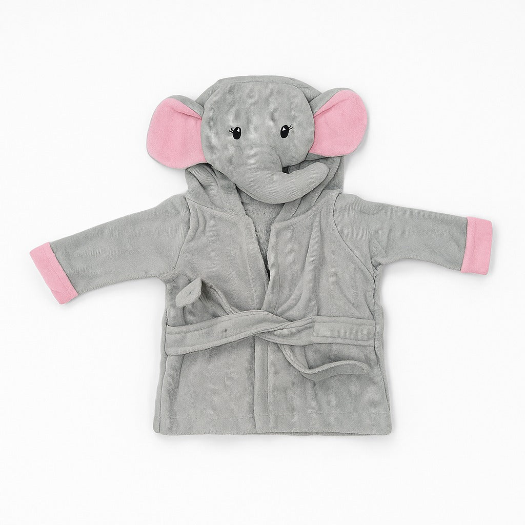 Baby Hooded Bathrobe - Trunky Funky