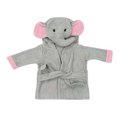 Baby Hooded Bathrobe - Trunky Funky