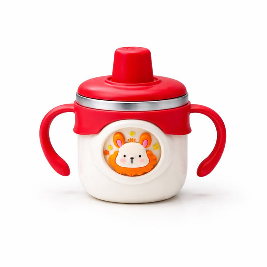 Steel Insulated Hot & Cold Sipper 260ml - Cherry Lion