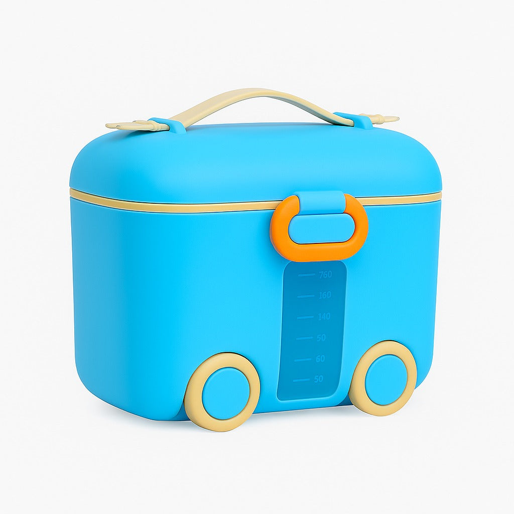 Milk Powder & Food Dispenser Container - Blue