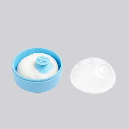 Powder Puff With Case - Iceberry Swirl