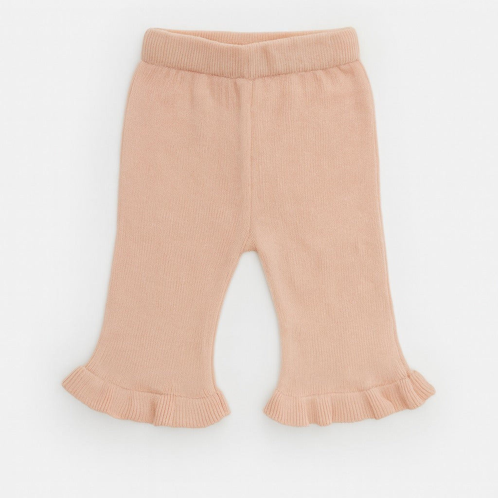 Knitted Top & Pant Co-ord Set - Peachy Cherry