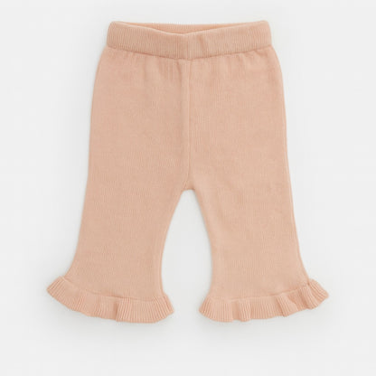 Knitted Top & Pant Co-ord Set - Peachy Cherry