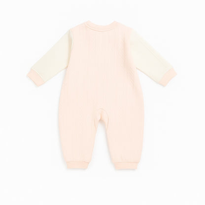 Romper With Snap Buttons - Peach Trunk