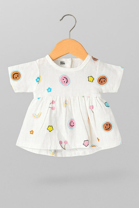 Muslin Frock- Smiley