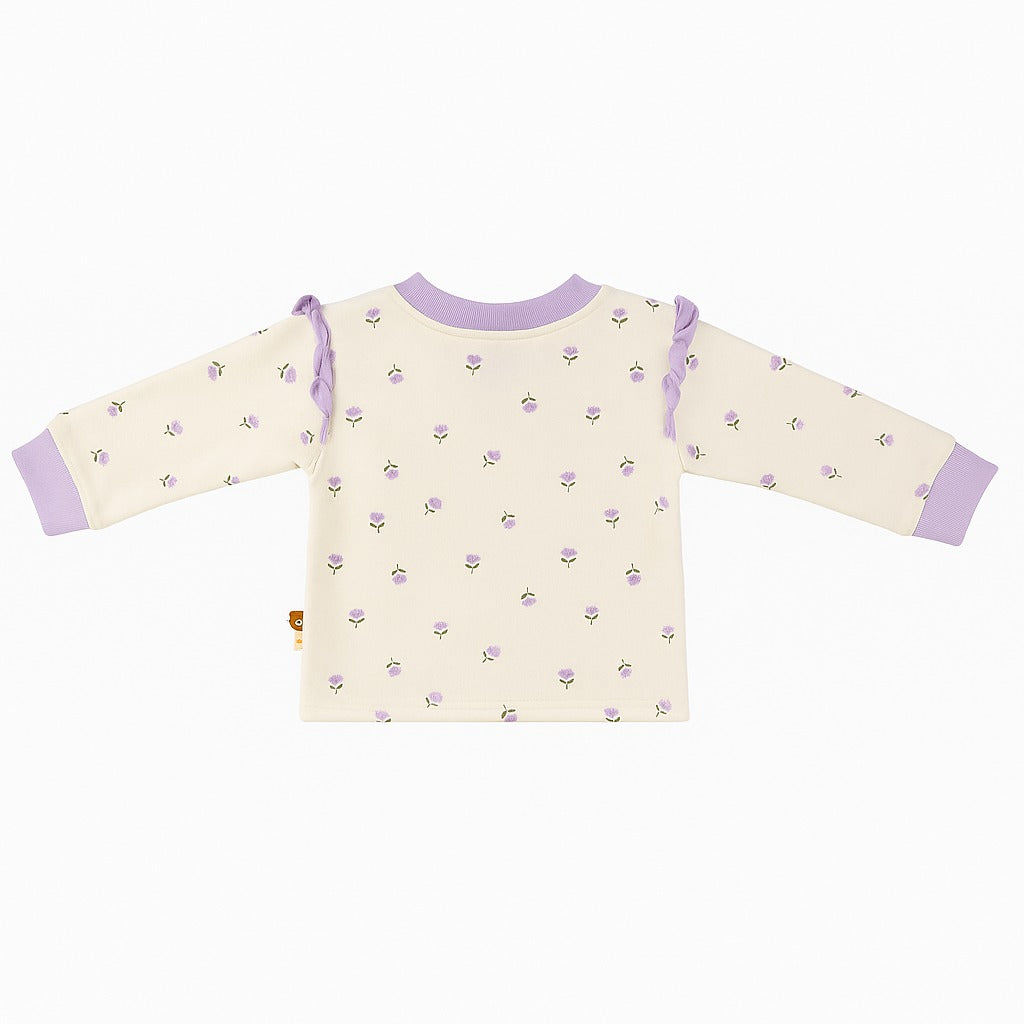 Full Sleeves Top & Jogger Co-ord Set - Lilac Blossom