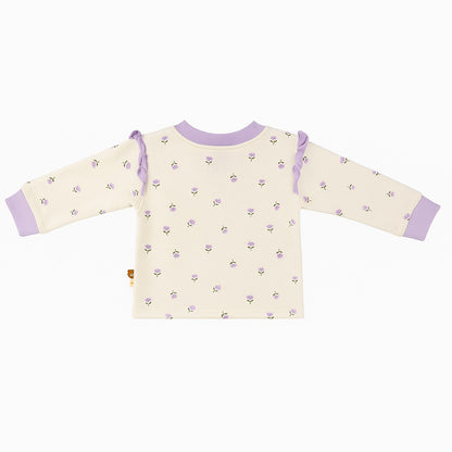 Full Sleeves Top & Jogger Co-ord Set - Lilac Blossom