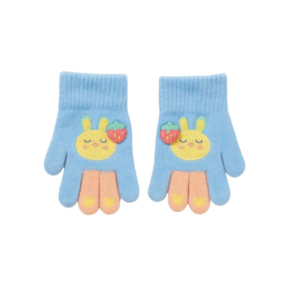 Baby Winter Finger Gloves - Skyberry Bunny