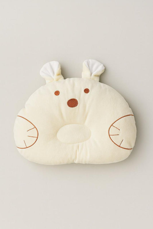 Cuddly Beige Bunny Pillow