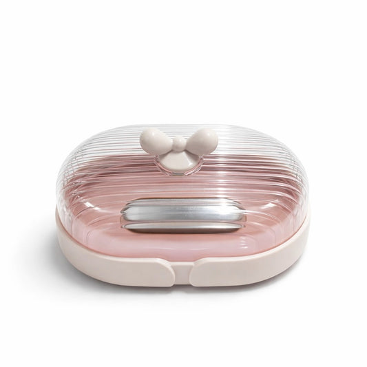 Soap Holder - Sweet Bow - Blush Pink