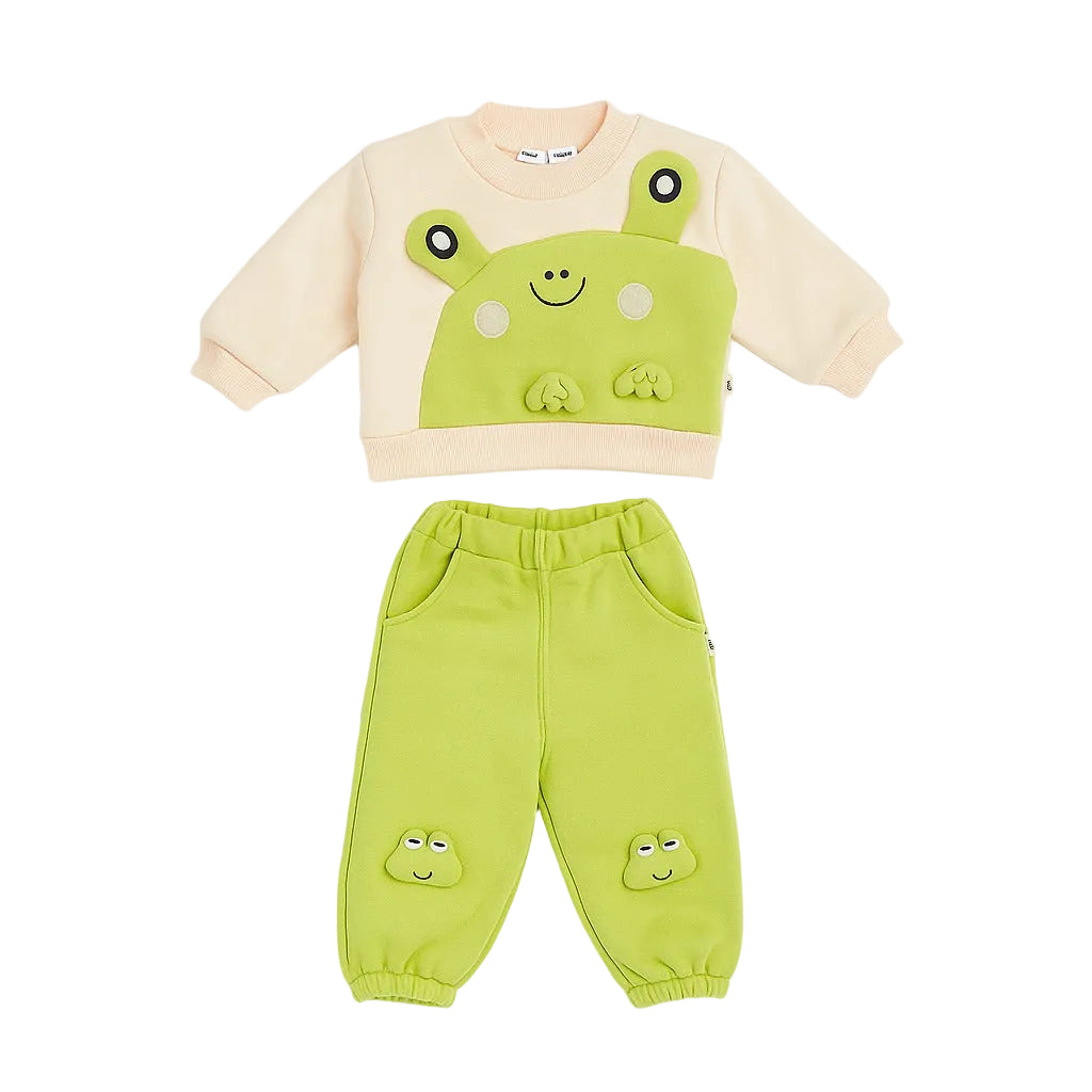Winter Sweatshirt & Jogger Pants Co-ord Set - Froggo Chic