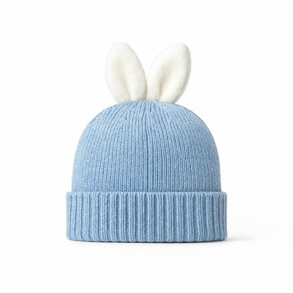 Woolen Bunny Beanie - Snowflake Hop