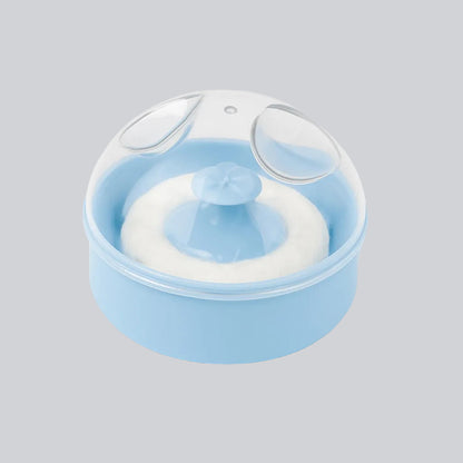 Powder Puff With Case - Iceberry Swirl