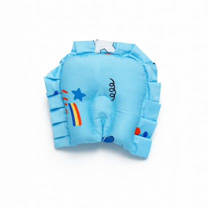 Baby Bedding Set With Mosquito Net & Head Support Pillow - Blueberry Rabbit