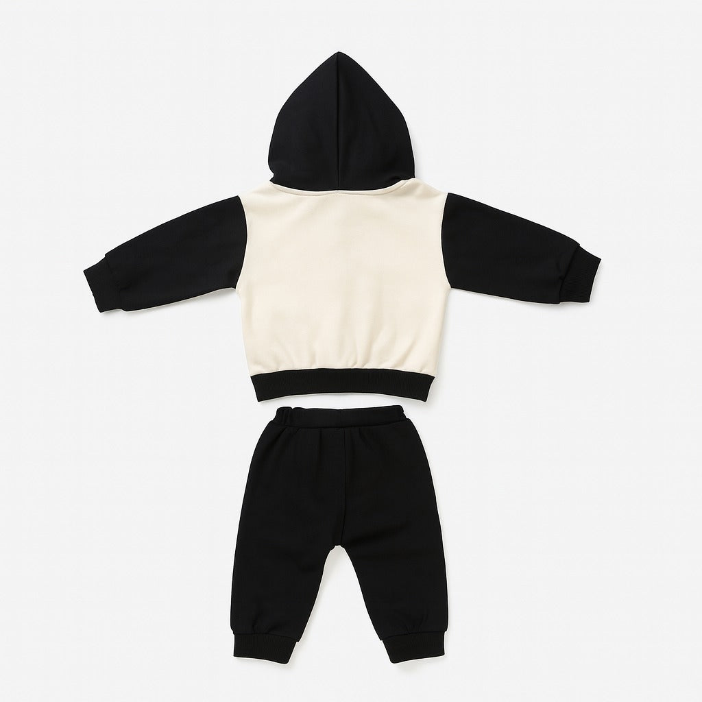 Winter Hoodie & Jogger Pants Co-ord Set - Midnight Panda