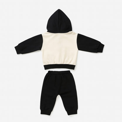 Winter Hoodie & Jogger Pants Co-ord Set - Midnight Panda
