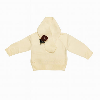 Knitted Muffler Top & Pant Co-ord Set - Caramel Floss