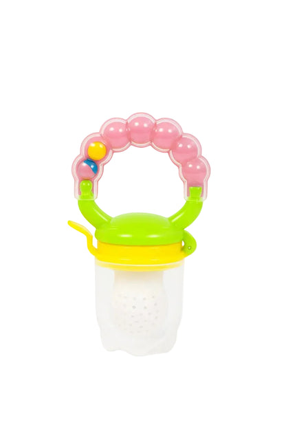 Silicone Fruit Nibbler - Green Bubble Handle
