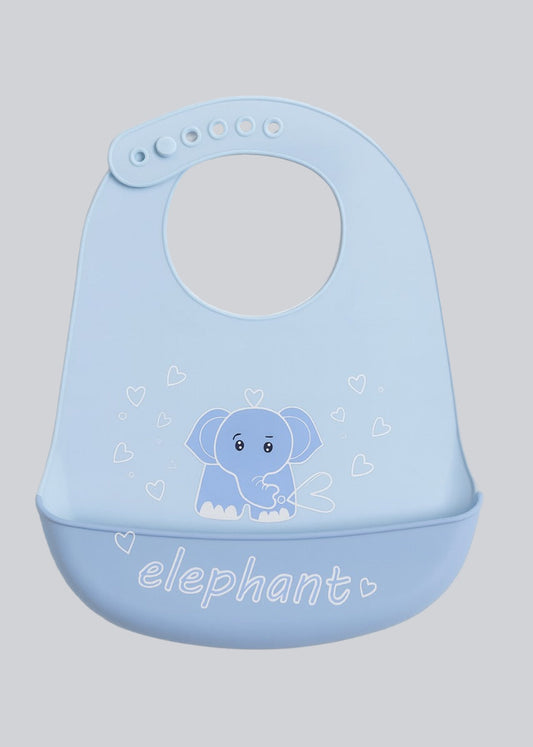 Silicone Feeding Bib - Elephant Buddy