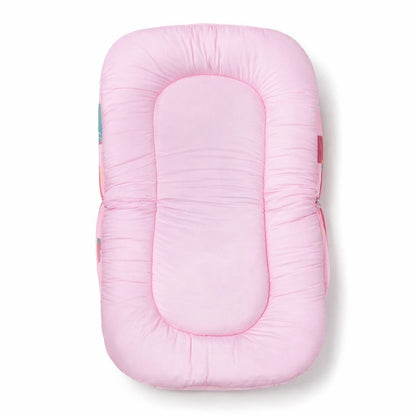 Baby Bedding Set With Mosquito Net & Head Support Pillow - Sweet Jurassic