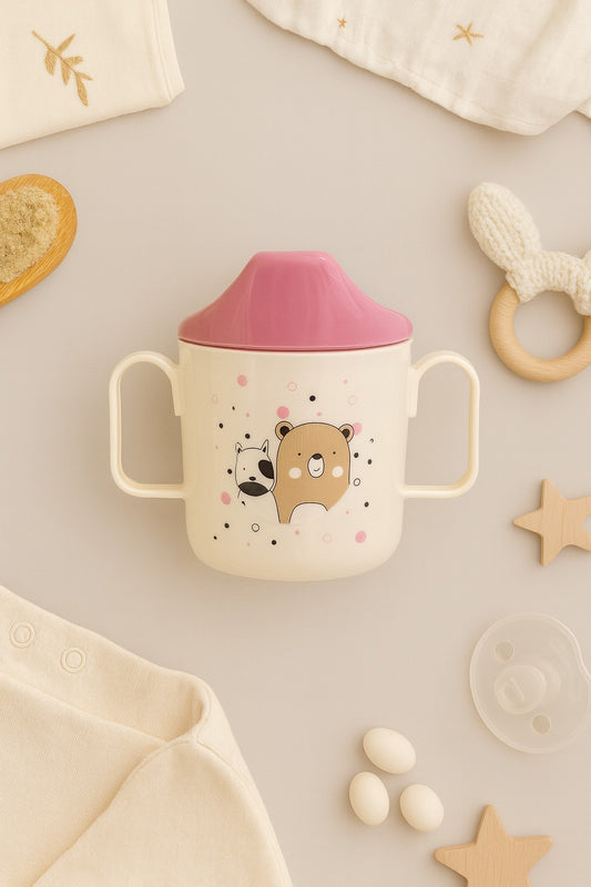 Baby Spout Sipper Cup - Solid (Pink)